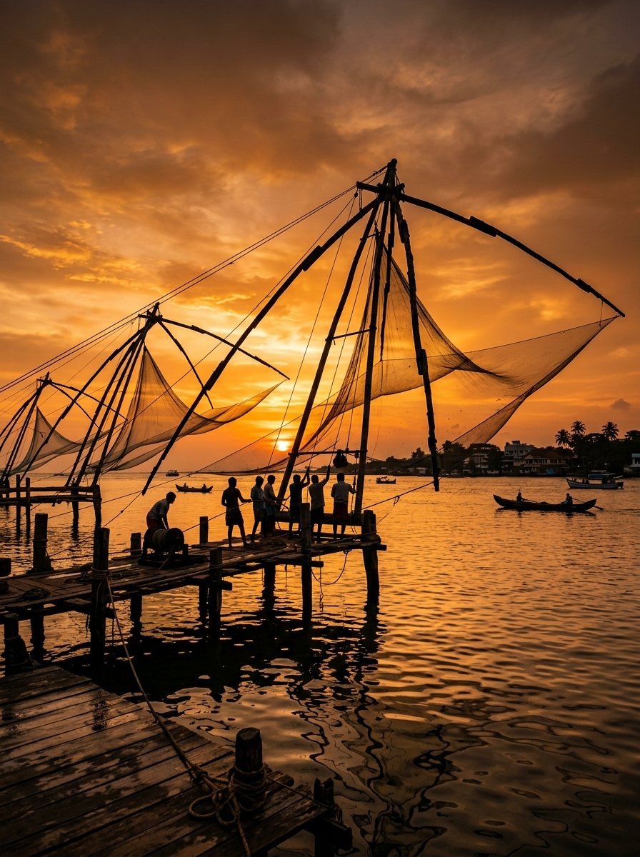 Chinese Fishing Nets at Fort Kochi
