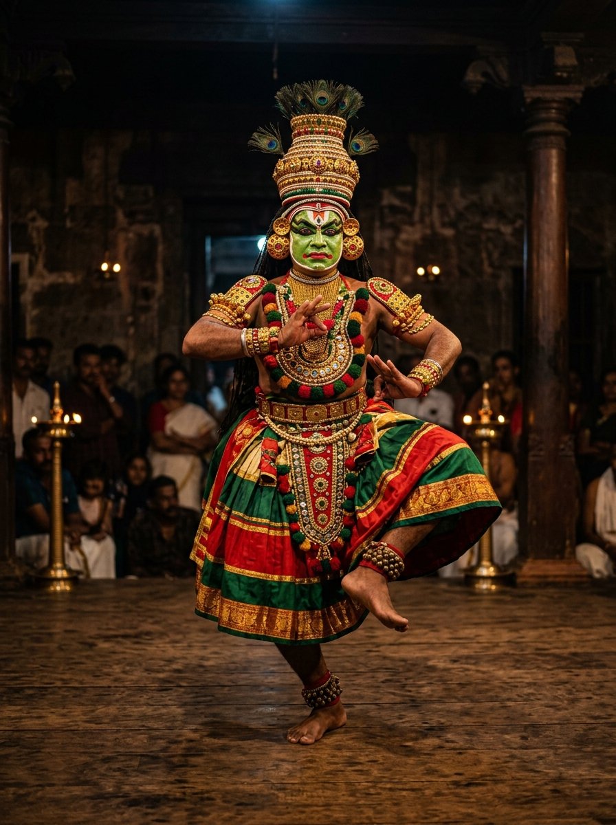 Kathakali dance performance