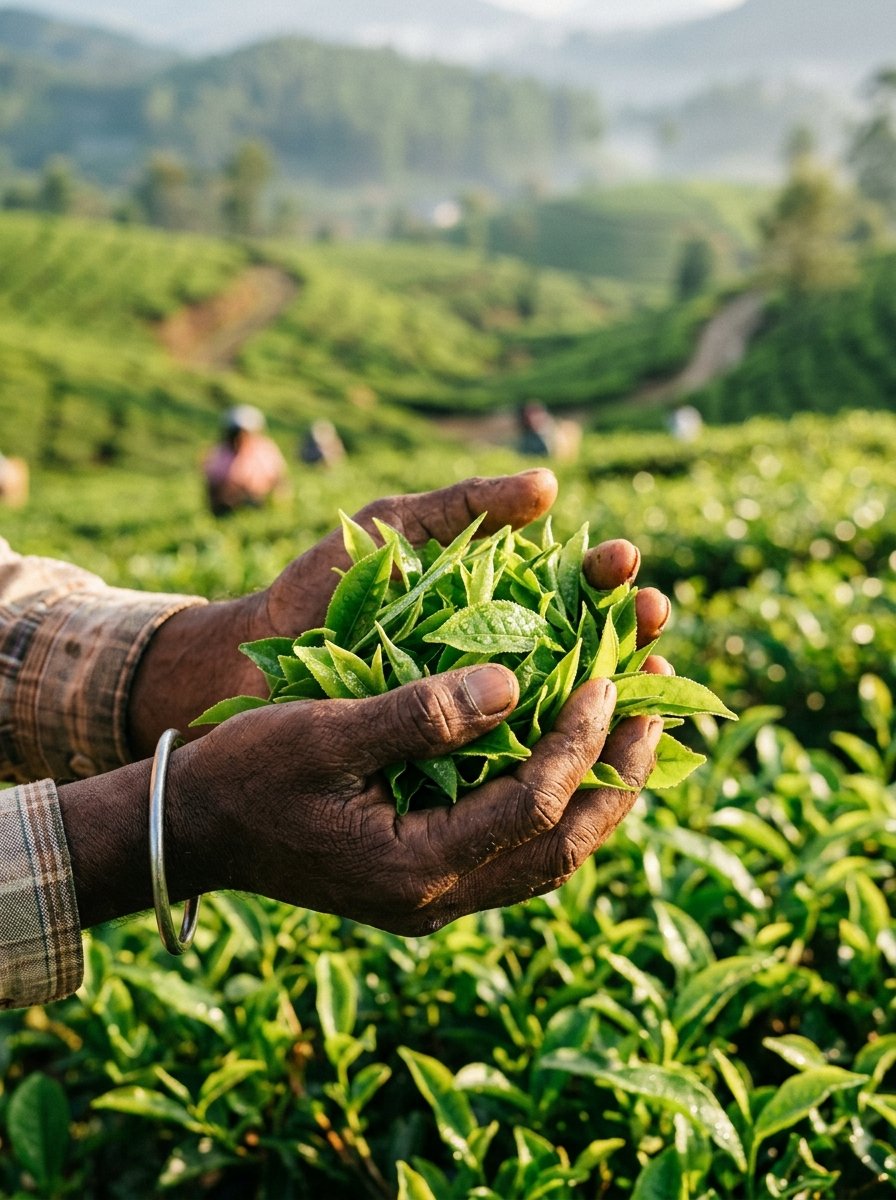 Tea picking in Munnar
